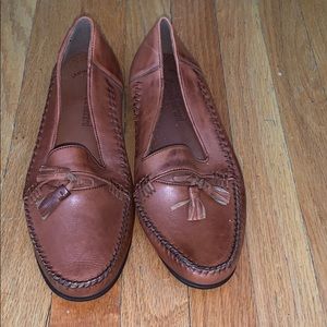 Leather loafers